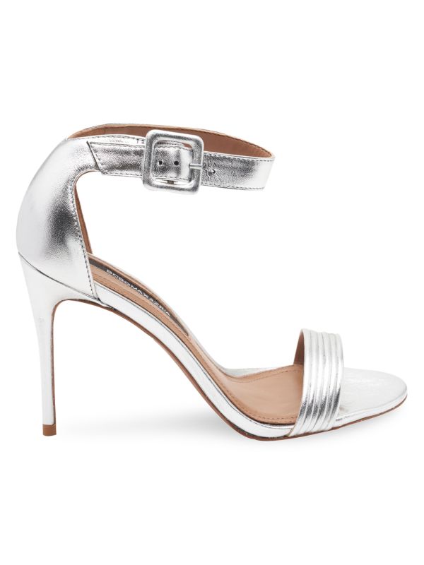 BCBGMAXAZRIA Lucy Ribbed Stiletto Sandals